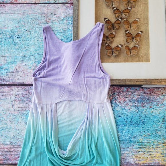 Young Fabulous & Broke Ombre Open Back Tank Top XS - Picture 7 of 9